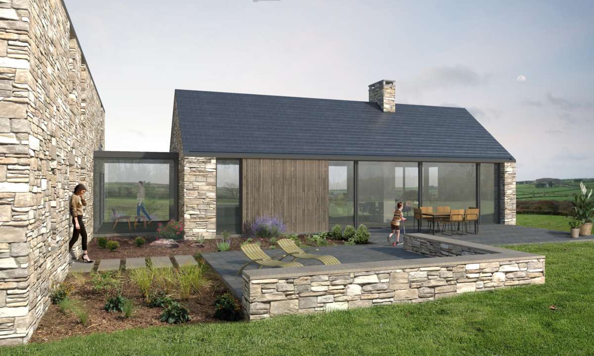 Drumhurt courtyard render